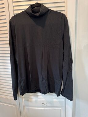 J. Crew Women's Black Long Sleeve Turtleneck Tee